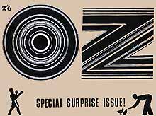 Oz magazine front cover