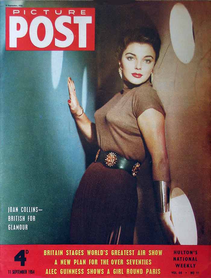 Joan Collins on Picture Post front cover