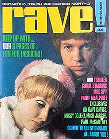 Rave magazine cover 1967 November