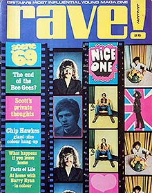 Rave magazine cover 1969 January