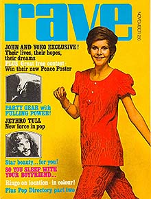 Rave magazine cover 1969 November