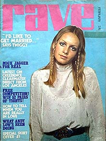 Rave magazine cover 1970 February