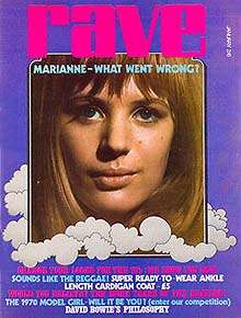 Rave magazine cover 1970 January