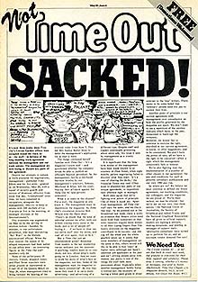 Not Time Out freesheet 1981