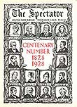 Spectator magazine front cover 1928 centenary issue