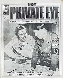 Not Private Eye magazine  cover 10 December 1986