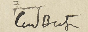 Cecil Beaton signature