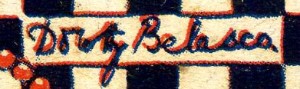 Dorothy Belasco signature