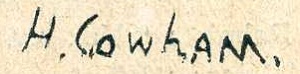 Hilda Cowham signature