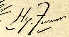 Harry Furniss signature