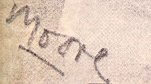 Henry Moore signature
