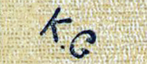 Kate Greenaway signature from the Illustrated London News in 1879