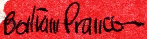 Bertram Prance signature
