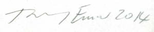 Tracey Emin signature