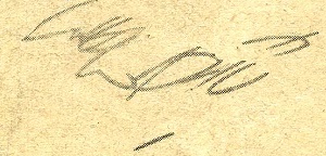 Gilbert Wilkinson signature