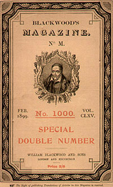 Blackwood's magazine cover 1899