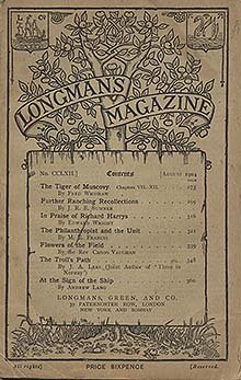 Longman's magazine in August 1904