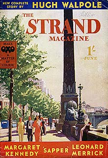 Later covers moved away from The Strand; this cover shows Cleopatra's Needle on The Embankment, about half a mile away (June 1935)