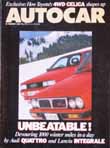 Autocar magazine front cover