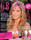 Grazia preview cover with Jennifer Aniston