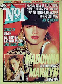 Madonna first magazine cover: No1 magazine in 1984