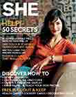 She magazine front cover relaunch