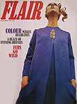 Flair fashion magazine cover November 1967