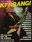 Kerrang! magazine cover october 1981