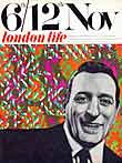 Tatler relaunched as London Life 1965-67: Ian Drury cover