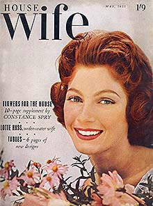 Housewife magazine of May 1955, promoting a Constance Spry feature