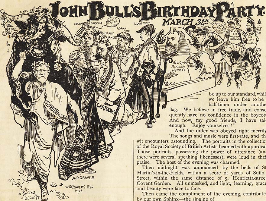 Titlepiece of John Bull by Warwick Reynolds