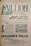 Million magazine introduced an advertising wrapper in 1894
