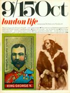 London Life magazine front cover. 9 October, 1965. First launch issue