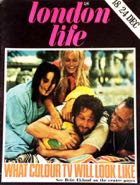 London Life magazine front cover. 18 December, 1965. Colour television TV
