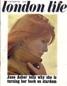 London Life magazine front cover. 1 October, 1966. Jane Asher