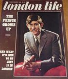London Life magazine front cover. Prince Charles