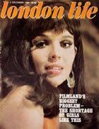 London Life magazine front cover. Filmland girls