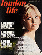 London Life magazine front cover. 22 January, 1965. Hayley Mills cover