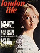 London Life magazine front cover. 22 January, 1965. Hayley Mills cover