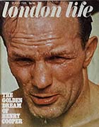 London Life magazine front cover. 21 May 1966. Boxer Henry Cooper
