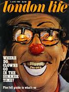 London Life magazine front cover. 4 June 1966. Christmas circus clowns
