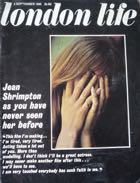 London Life magazine front cover. 3 September 1966. Jean Shrimpton