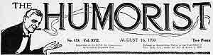 Humorist masthead logo 1930