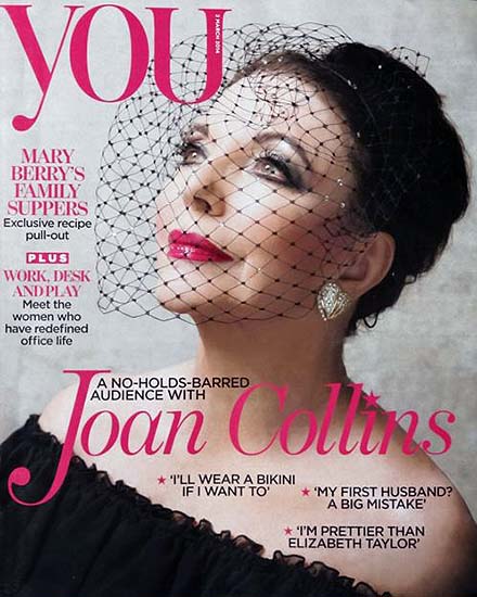 Joan Collins You magazine cover