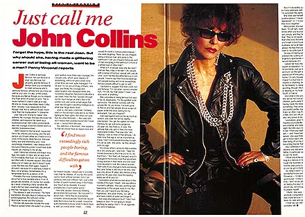 Joan Collins interview with Penny Vincenzi