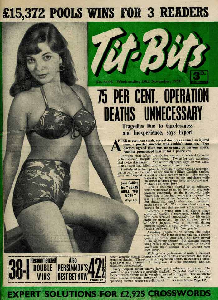 Image result for tit-bits newspaper