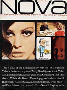 Nova magazine cover 1965 March first issue