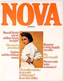 Nova magazine cover 1975 June