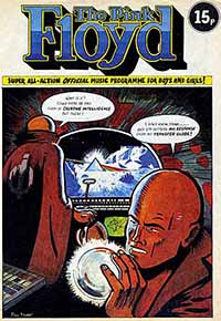 Pink Floyd tour programme 1974 comic Wish You Were Here