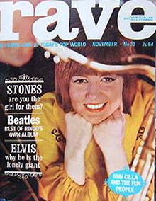 Rave magazine cover 1964 November